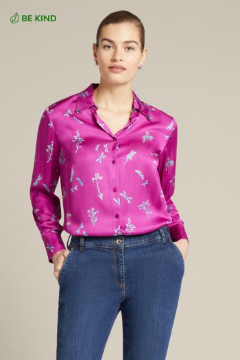 Women's viscose floral shirt