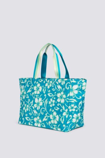 Beach bag with women's print