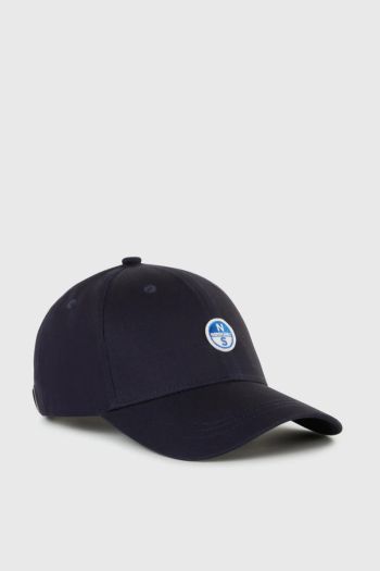 Cappello da baseball con logo unisex Blu