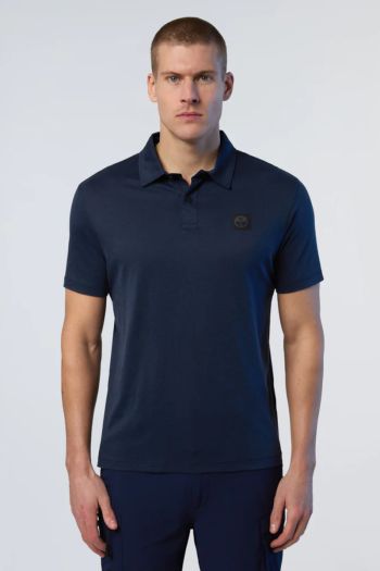 Men's cotton and TENCEL polo shirt