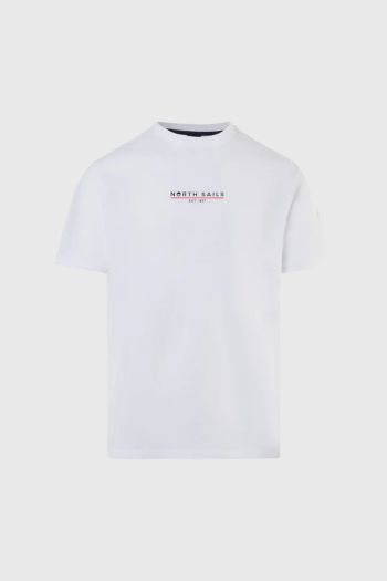 T-shirt con stampa heritage uomo Bianco