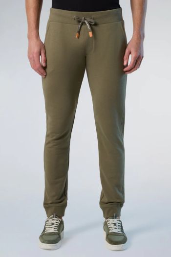 Men's jogging trousers with patch