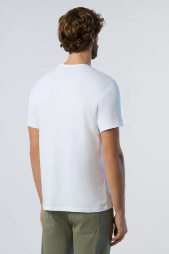 T-shirt in cotone organico uomo Bianco