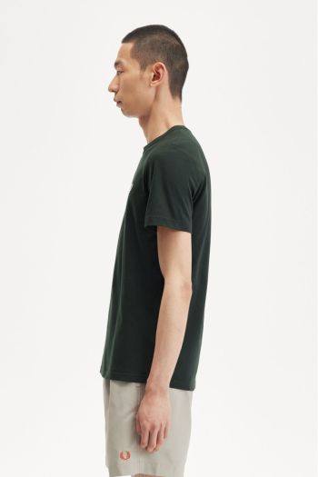 T-shirt girocollo uomo Verde