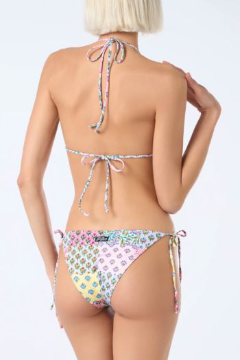 Bikini triangolo con slip donna Fantasia