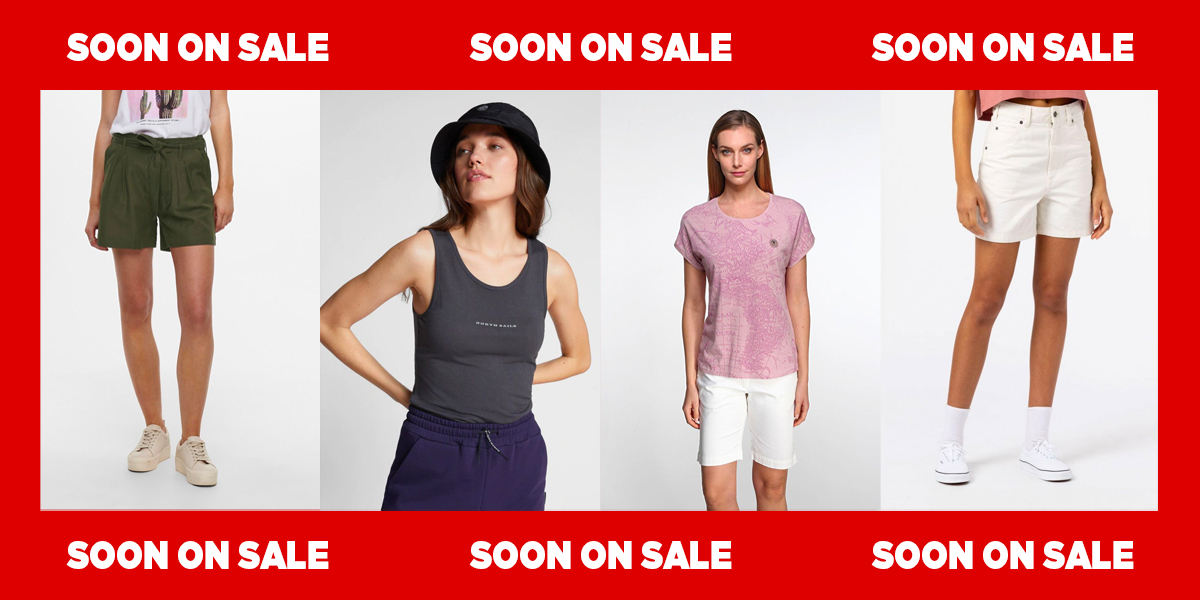 shorts, top e t-shirt donna saldi